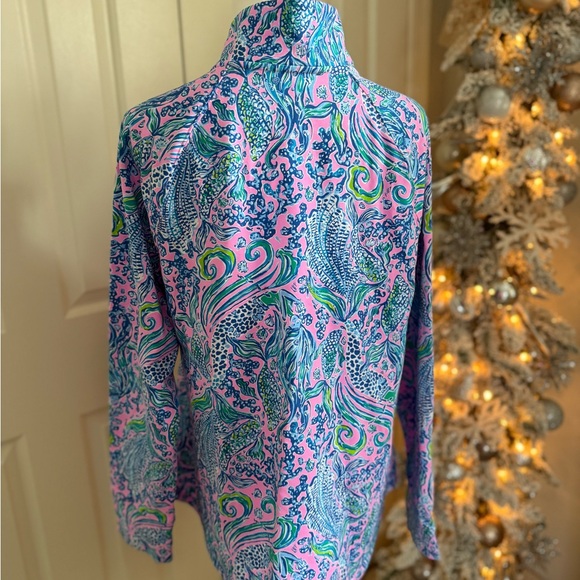 Lilly Pulitzer Pink and Blue Patterned Top - Picture 6 of 6